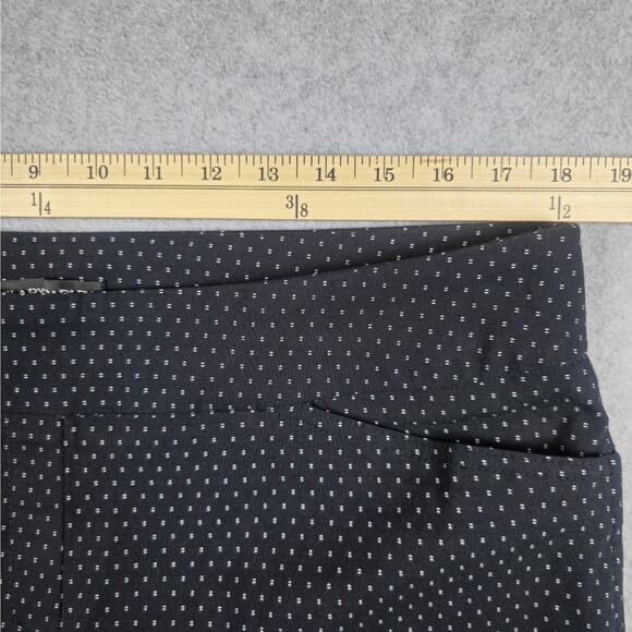 Hilary Radley Shorts Womens XL Black Polka Dot Pull On Bermuda Length - Picture 6 of 10